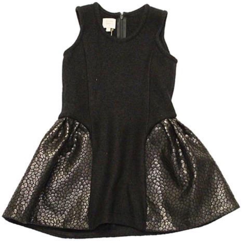 Girls Hilda Henri black Nora dress- Size 6